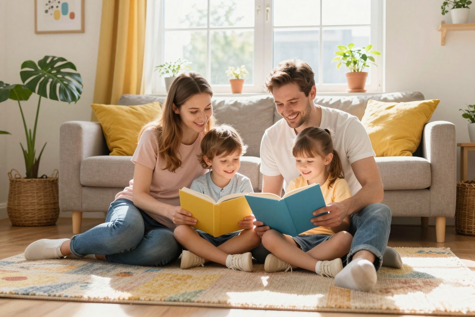A rendszeres felolvasás fejleszti a gyerekek szókincsét.