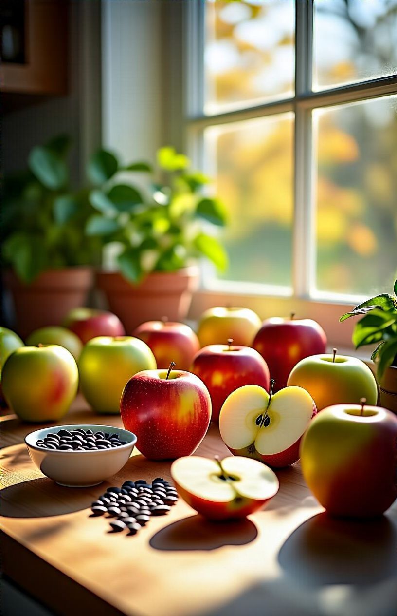 Mérsékelt almafogyasztás esetén a magok biztonságosak.