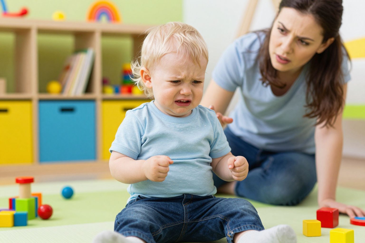 A kétévesek verekedése a kommunikációs nehézségek jele.