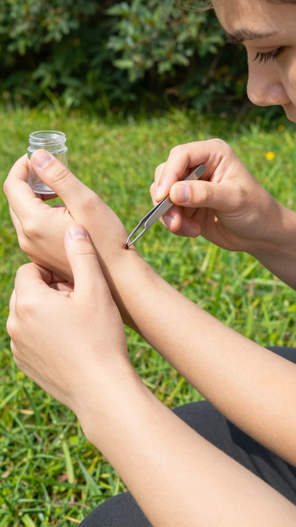 A kullancs eltávolítását csipesz segítségével végezd!