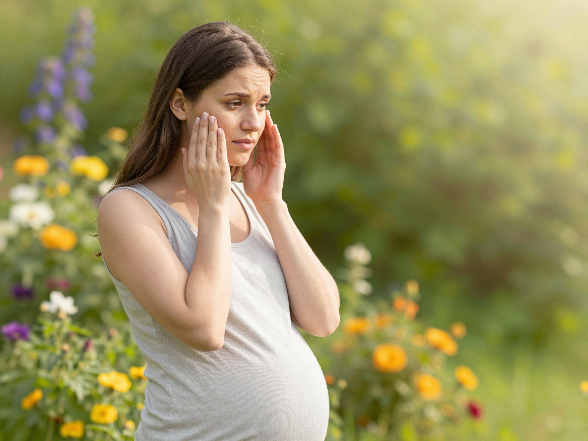 A hormonváltozások torzíthatják a várandós nők önképet.