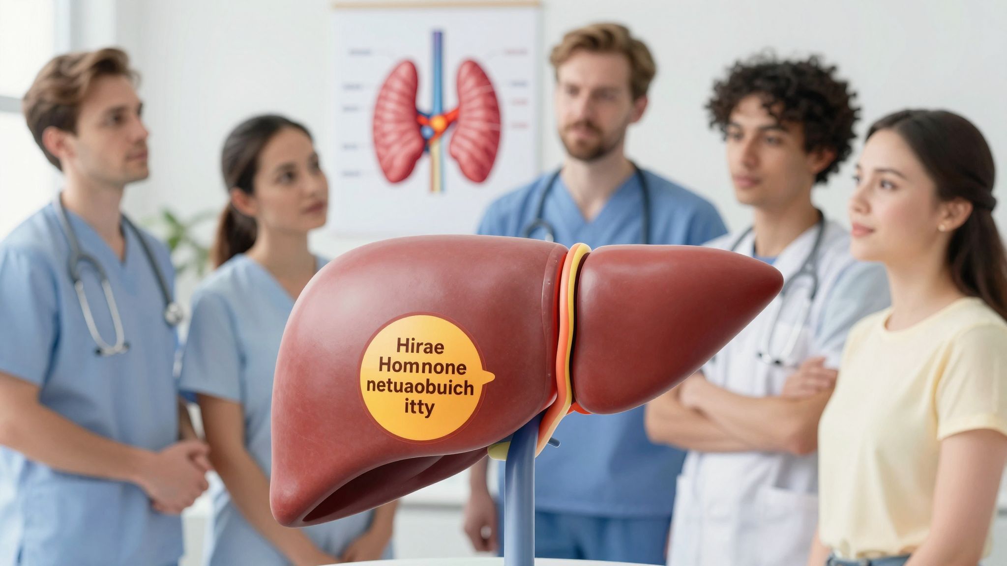 A máj kulcsszerepet játszik a hormonok egyensúlyában.