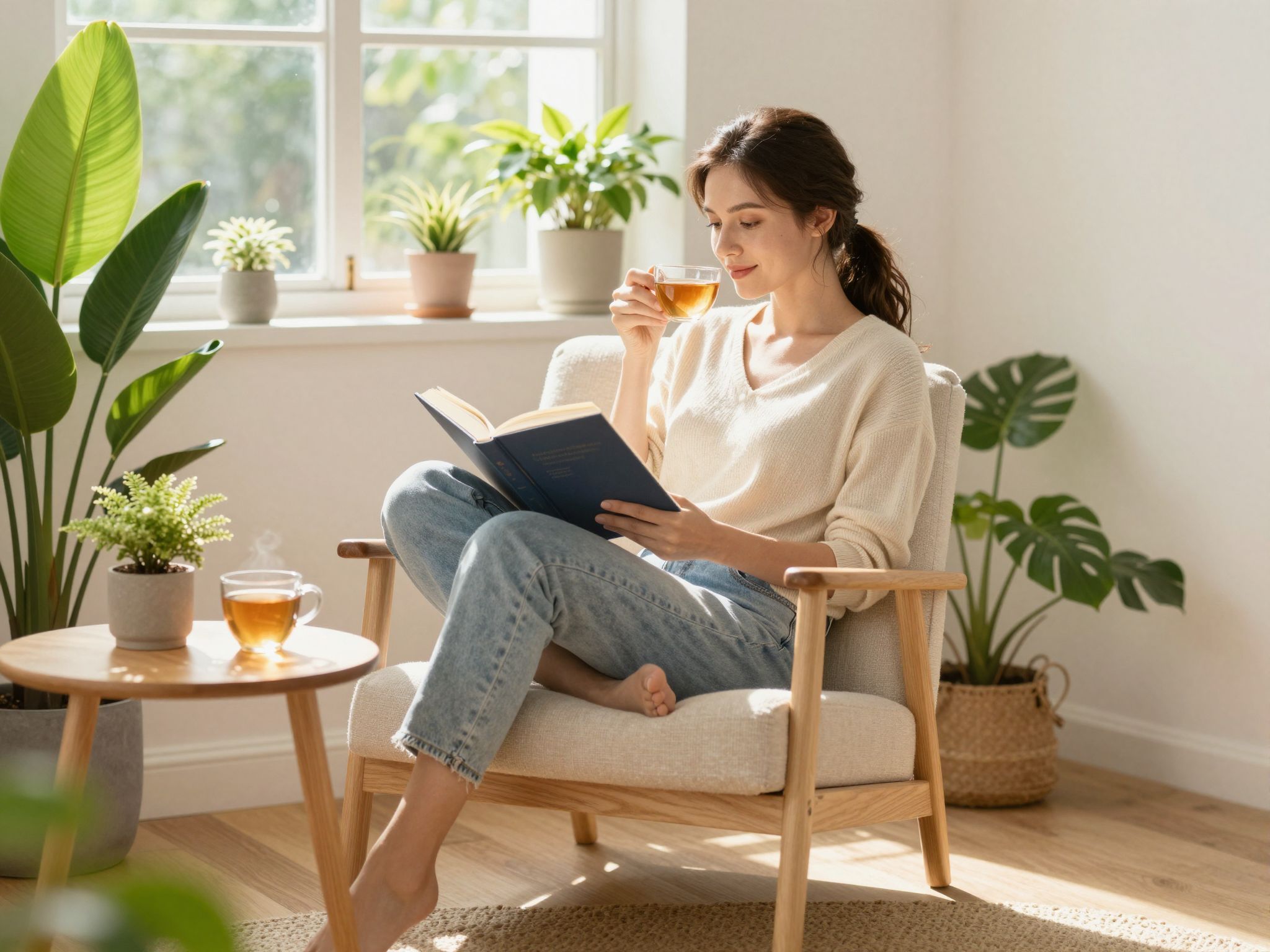 A tudatos énidő segít a stressz csökkentésében.