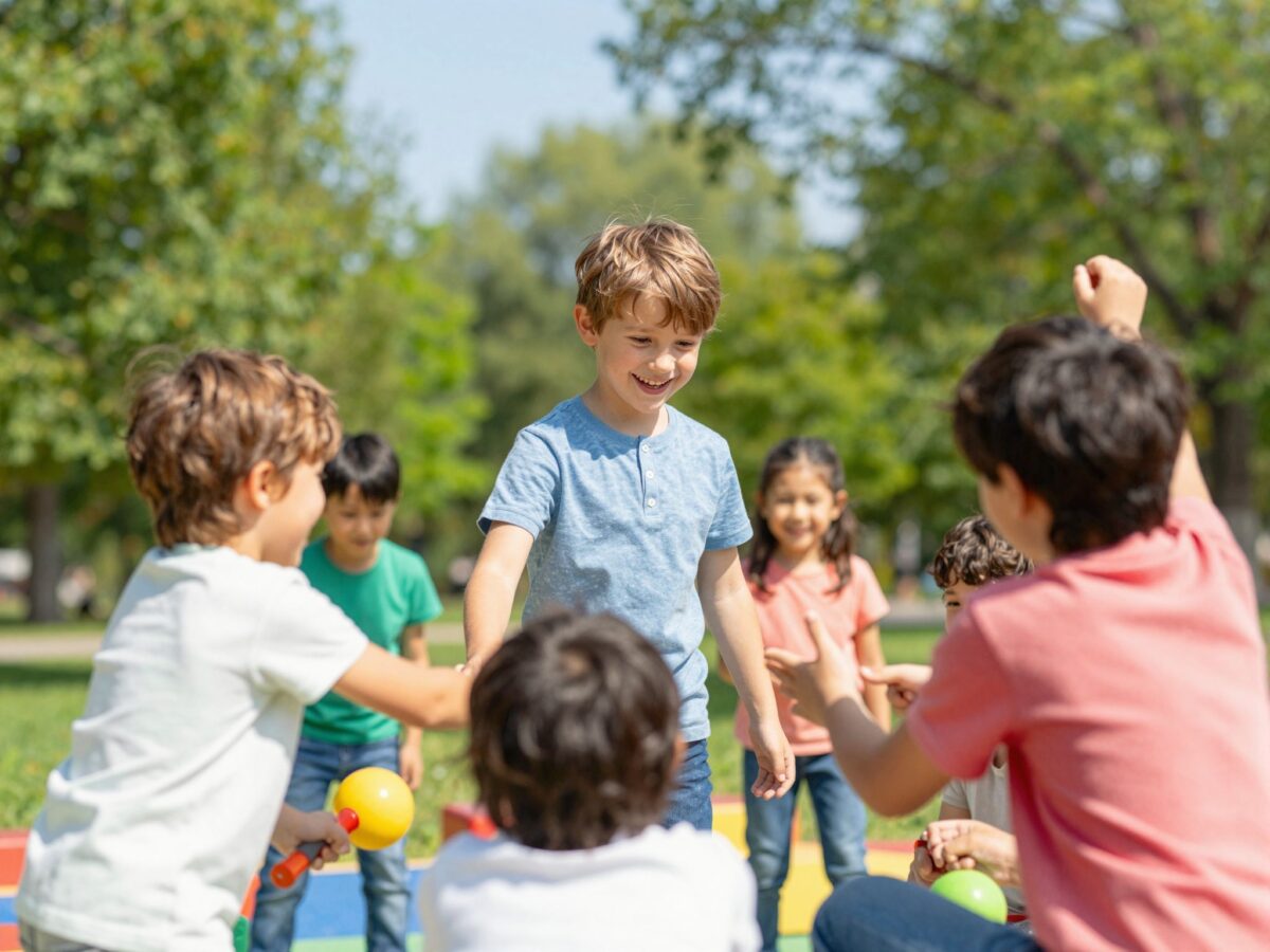 A mosolytól a barátságig: a gyermek társas készségeinek fejlődése