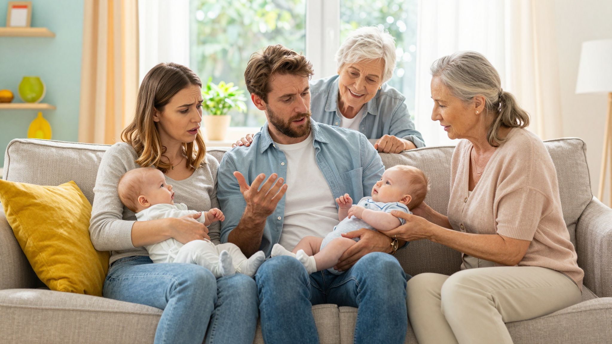 A nagyszülők támogatása csökkentheti a szülési utáni stresszt.