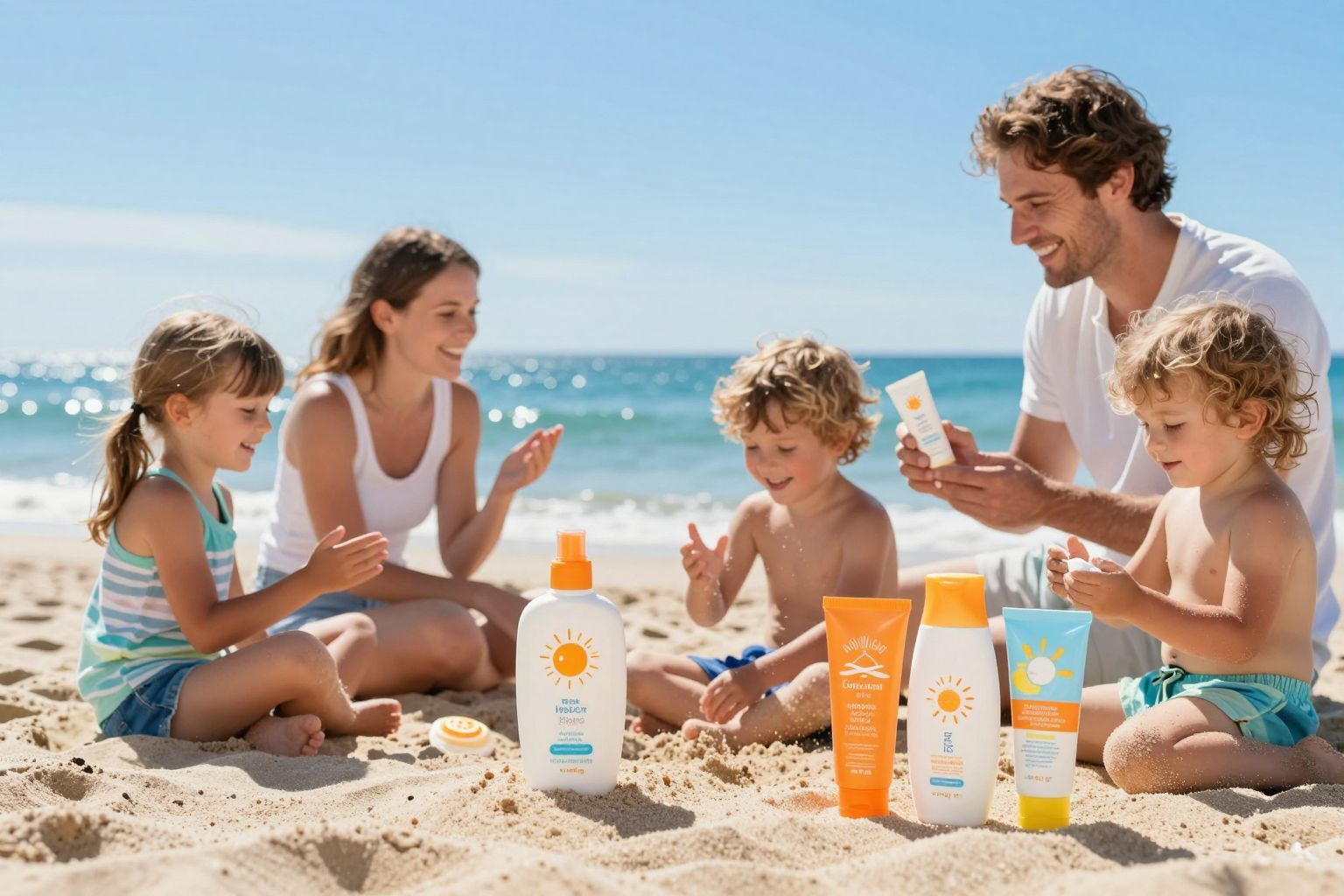 Az ásványi naptejek azonnal védik a bőrt.