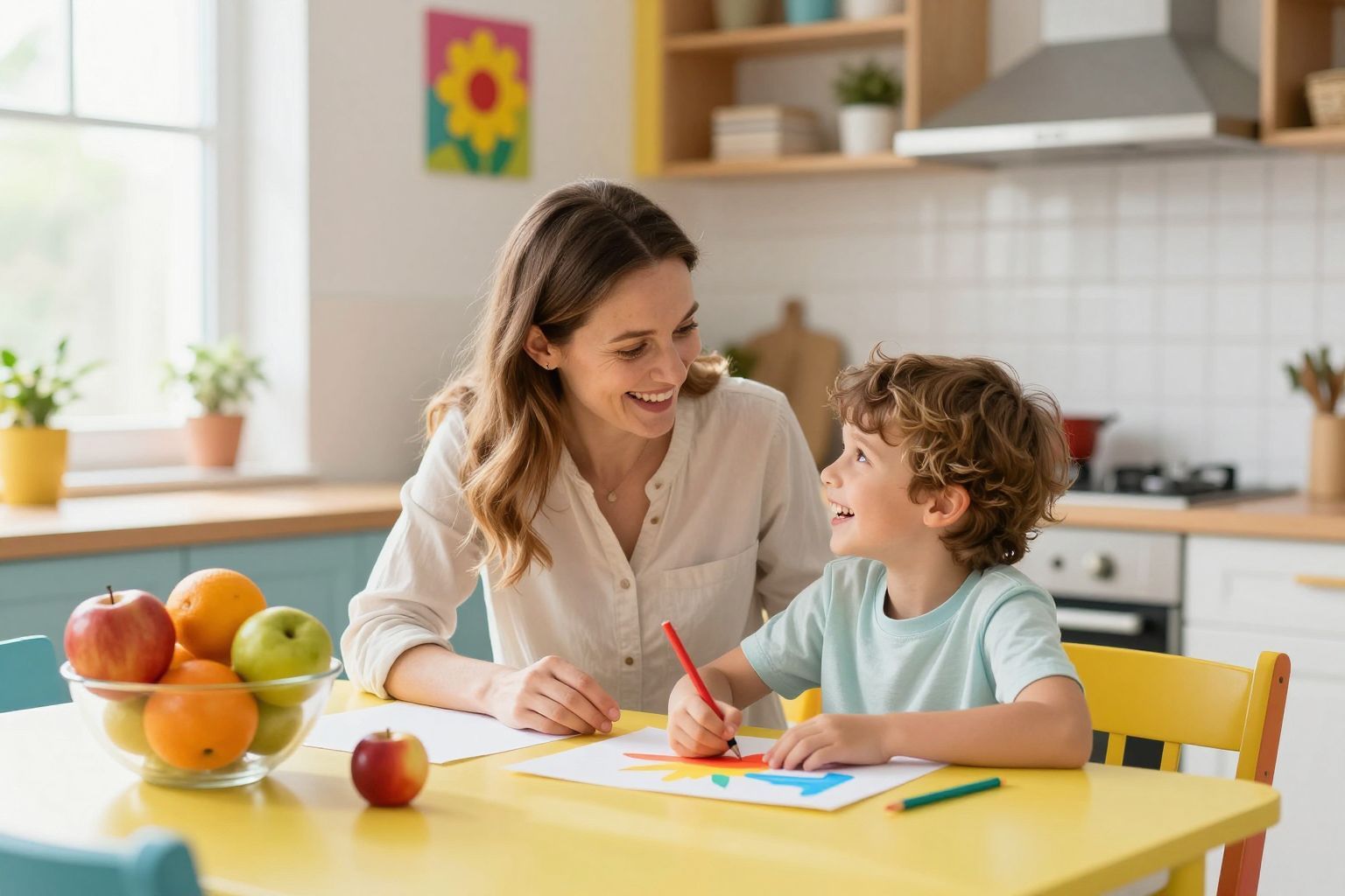 A „Szeretlek” szó varázsa erősíti a gyermek kapcsolatát.