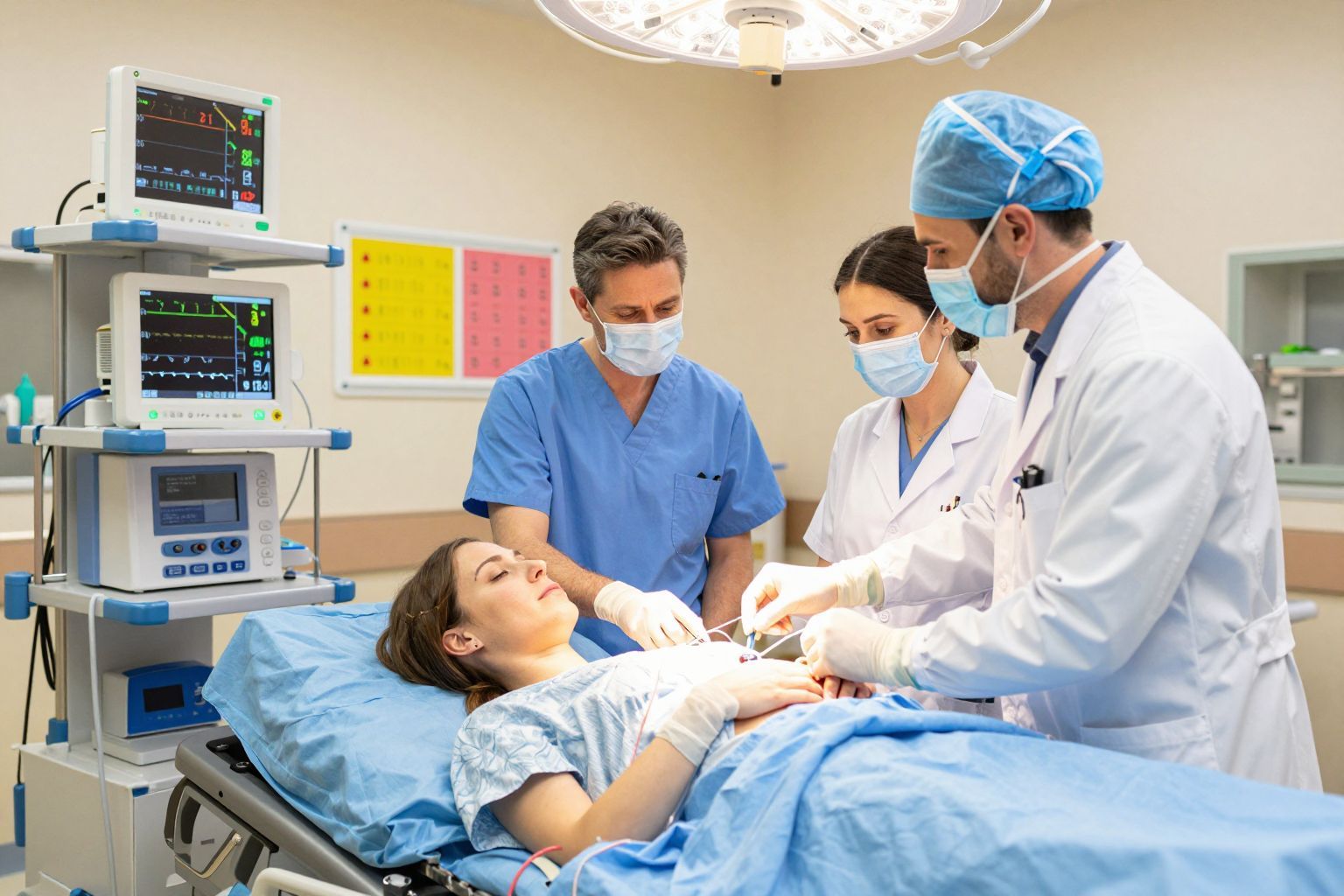 A folyamatos monitorozás segíti a szülés biztonságát.