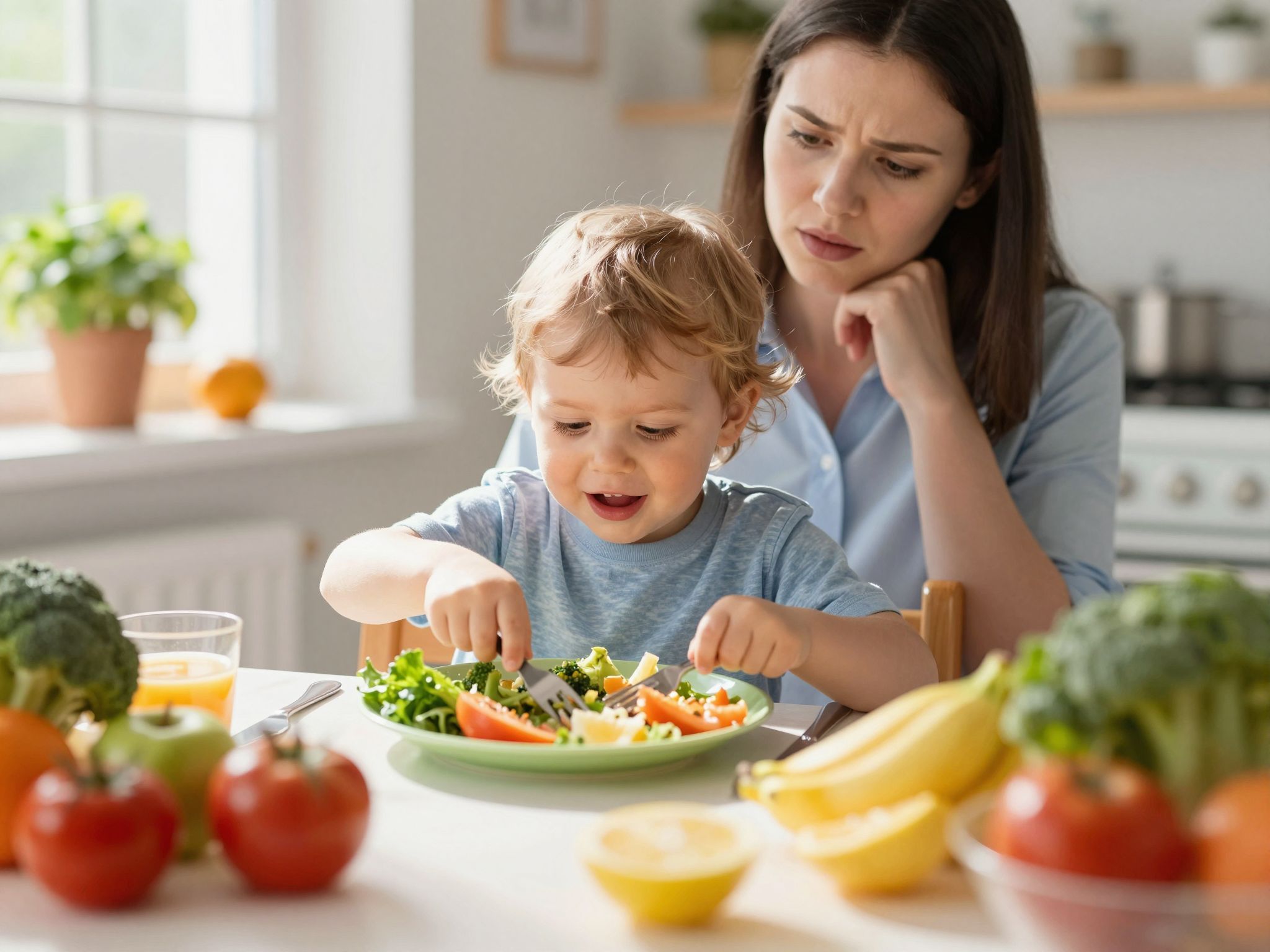 A válogatós evés gyakori a kisgyermekek körében.