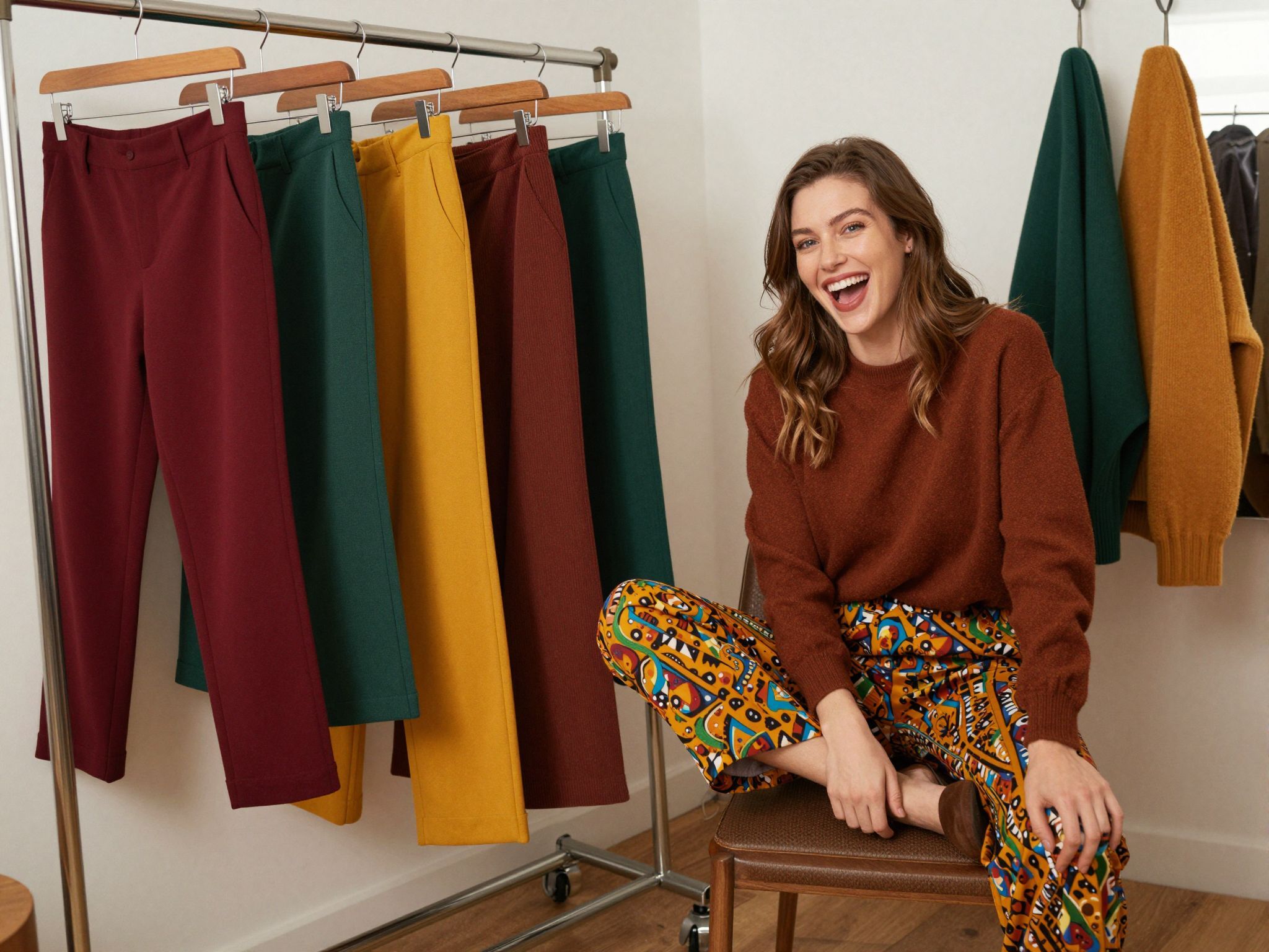 A meleg térdnadrágok és szoknyák stílusos védelmet nyújtanak.