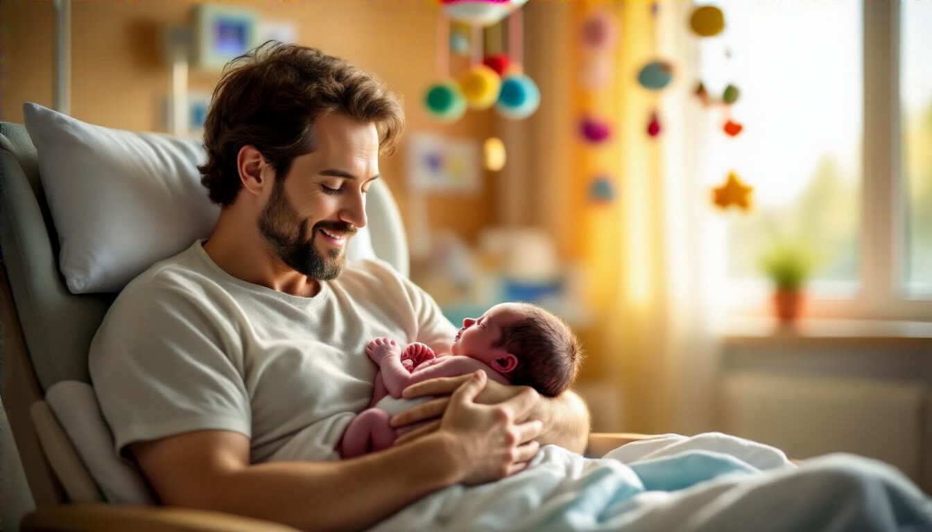 Az apák jelenléte erősíti a köteléket a babával.