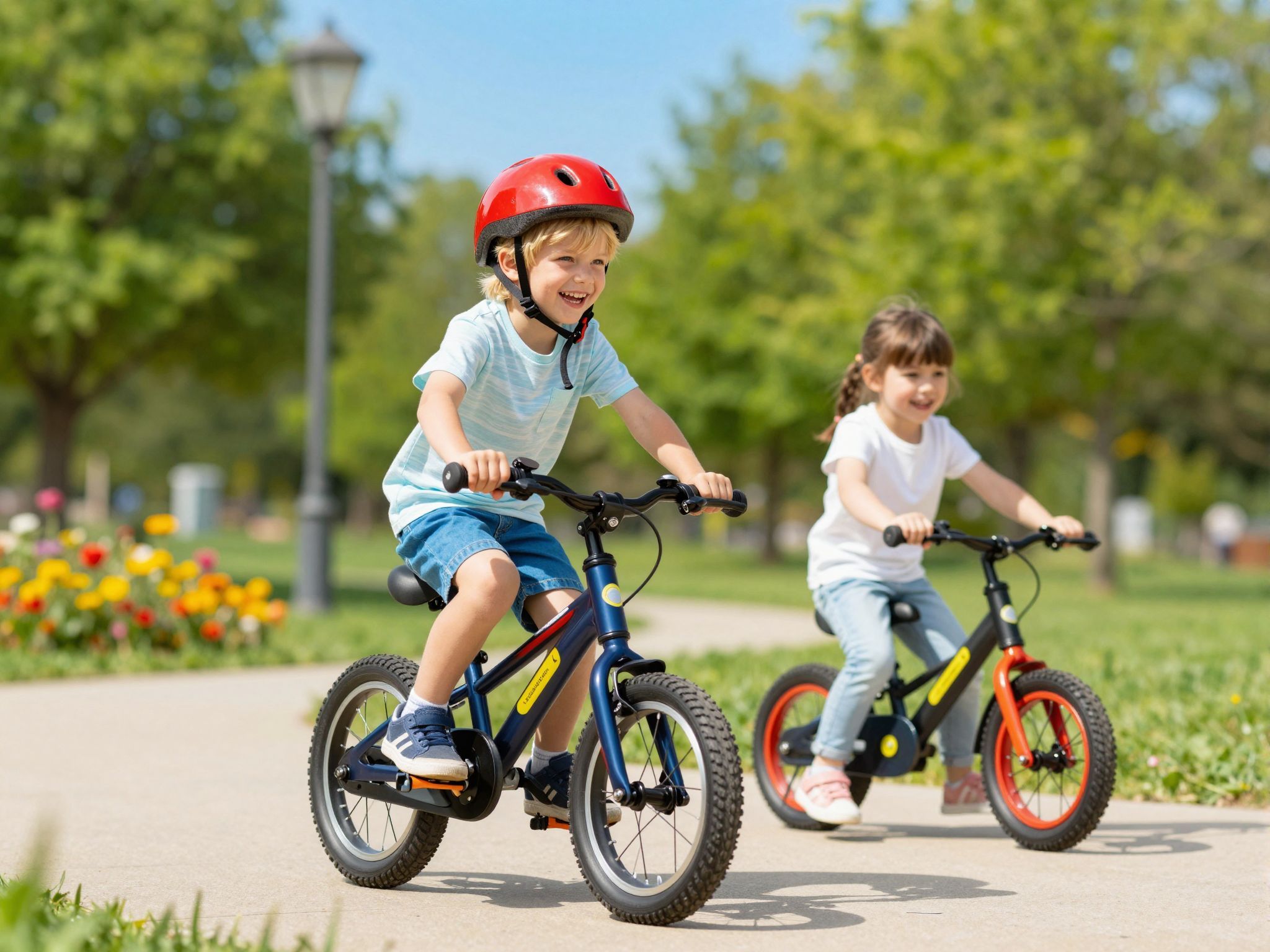 A gyerekbiciklik fejlődése rögzíthető emlékezetes pillanatokban.