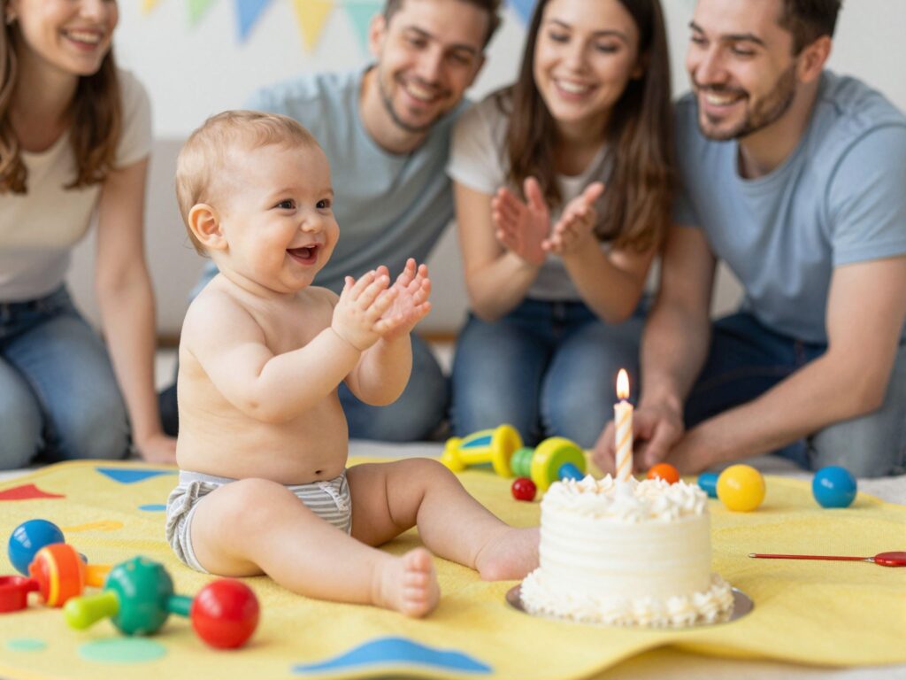 Az első születésnap mérföldkövei: mit tud a baba egyévesen?