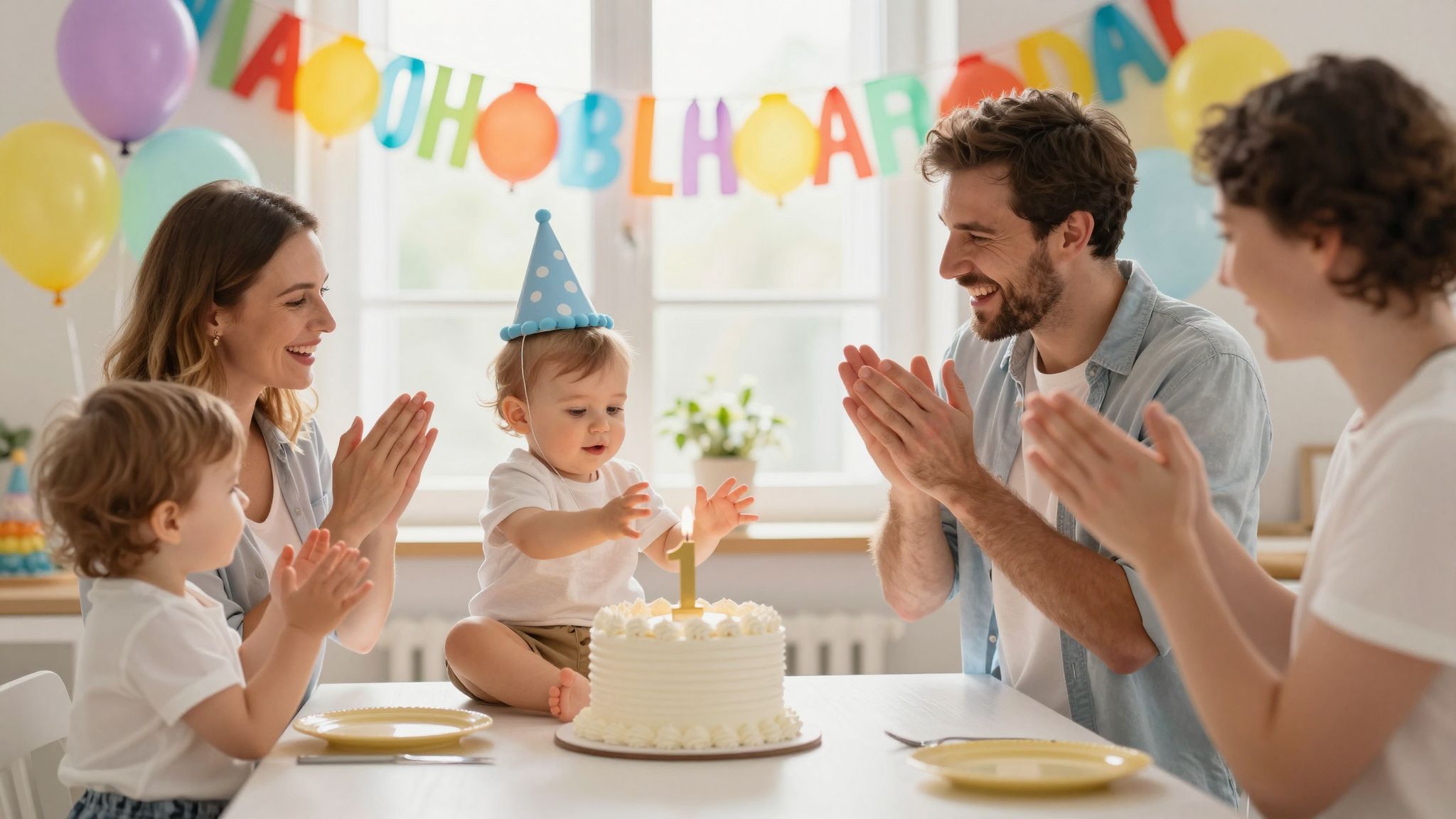 Az első születésnap emlékei erősítik a családi kötelékeket.