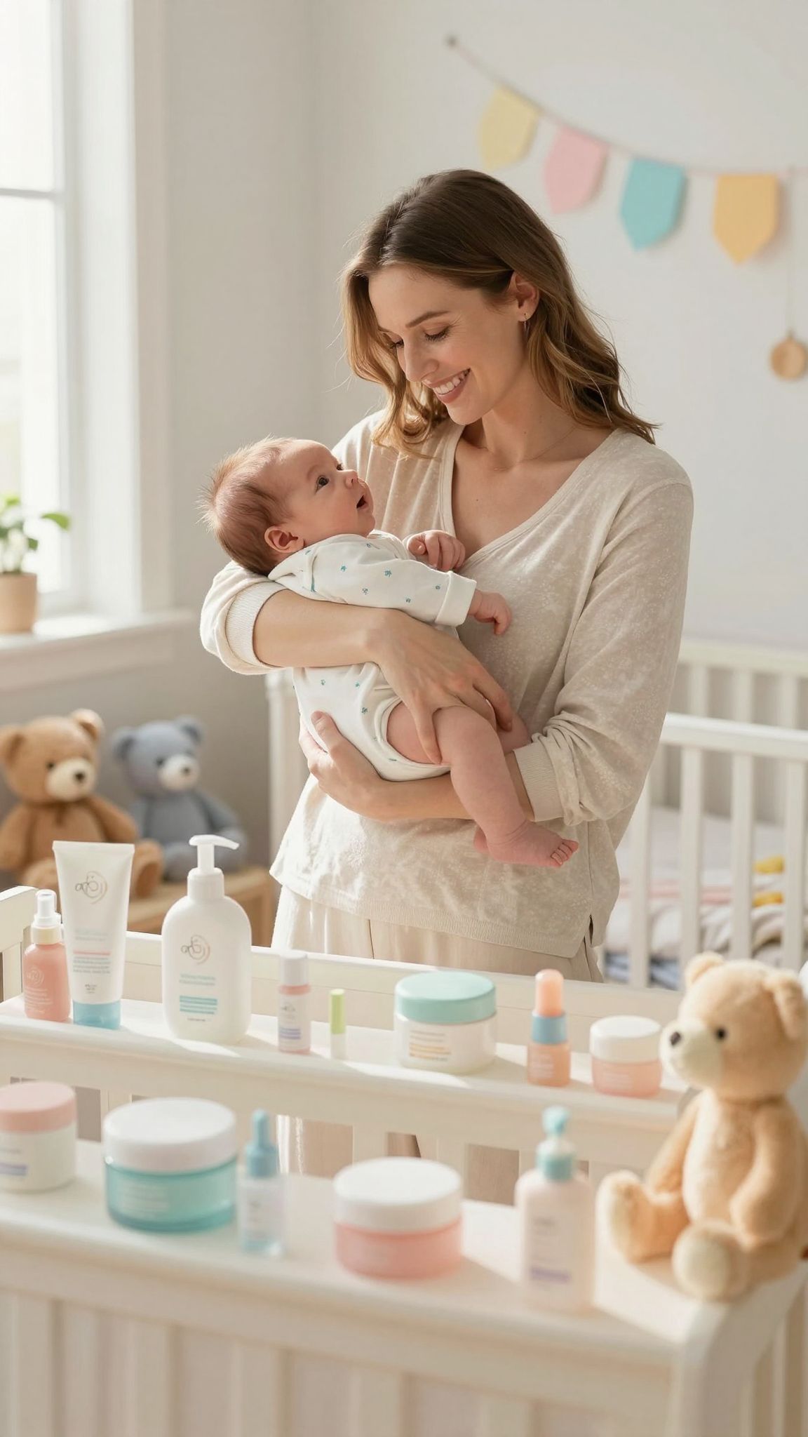 Az illatmentes babakozmetikumok védik a csecsemők érzékeny bőrét.