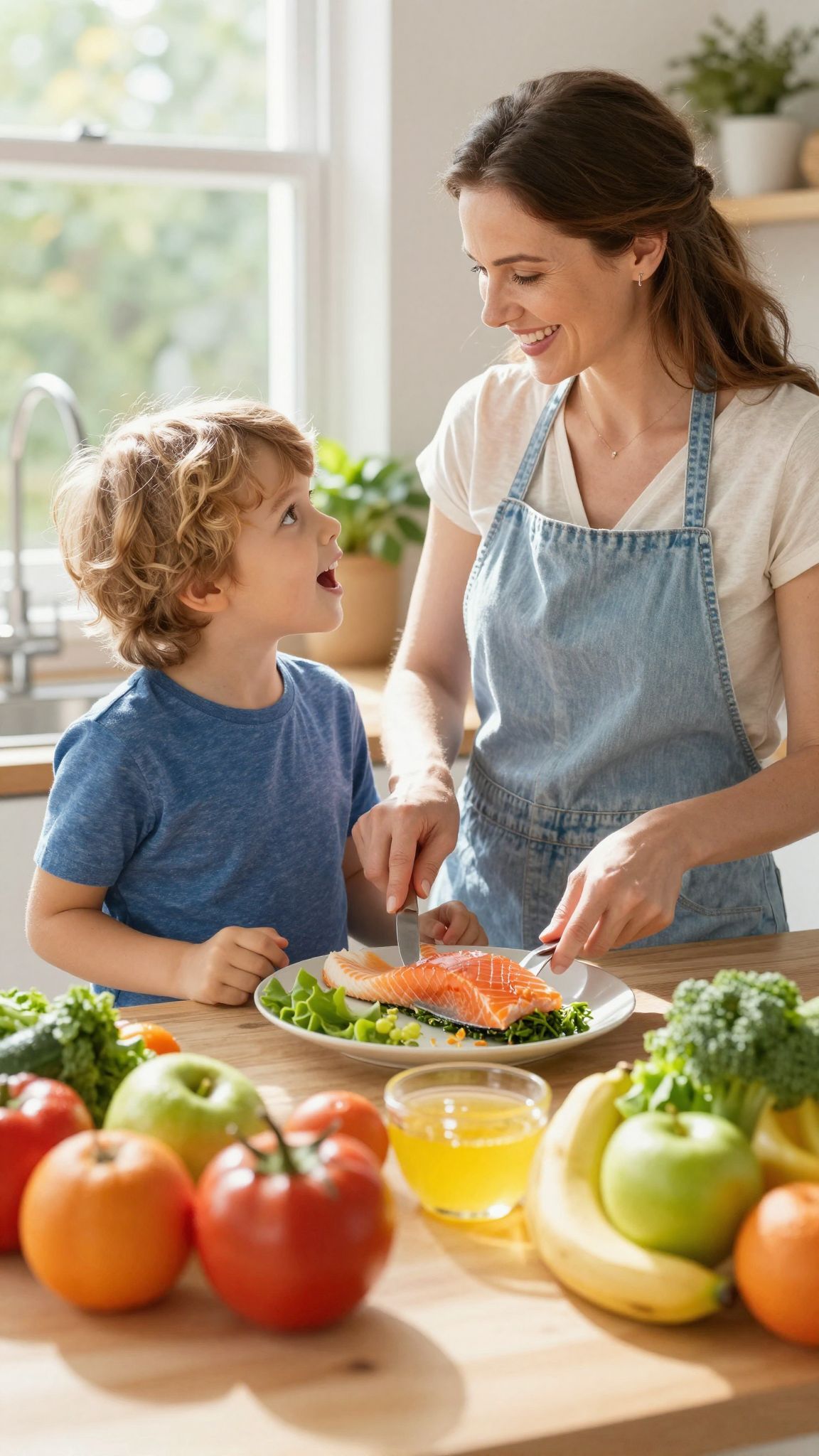 Az omega-3 zsírsavak javítják a gyermek kognitív fejlődését.