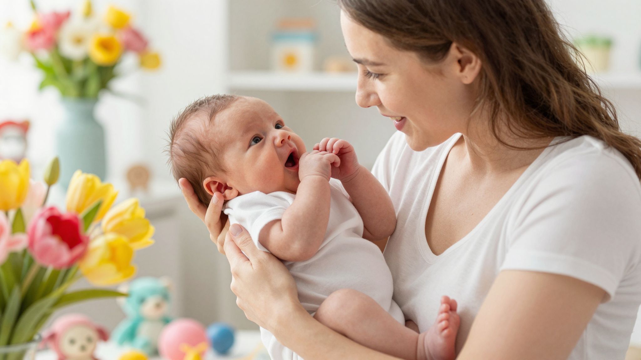 Az újszülöttek szaglása segíti a szülőkkel való kötődést.