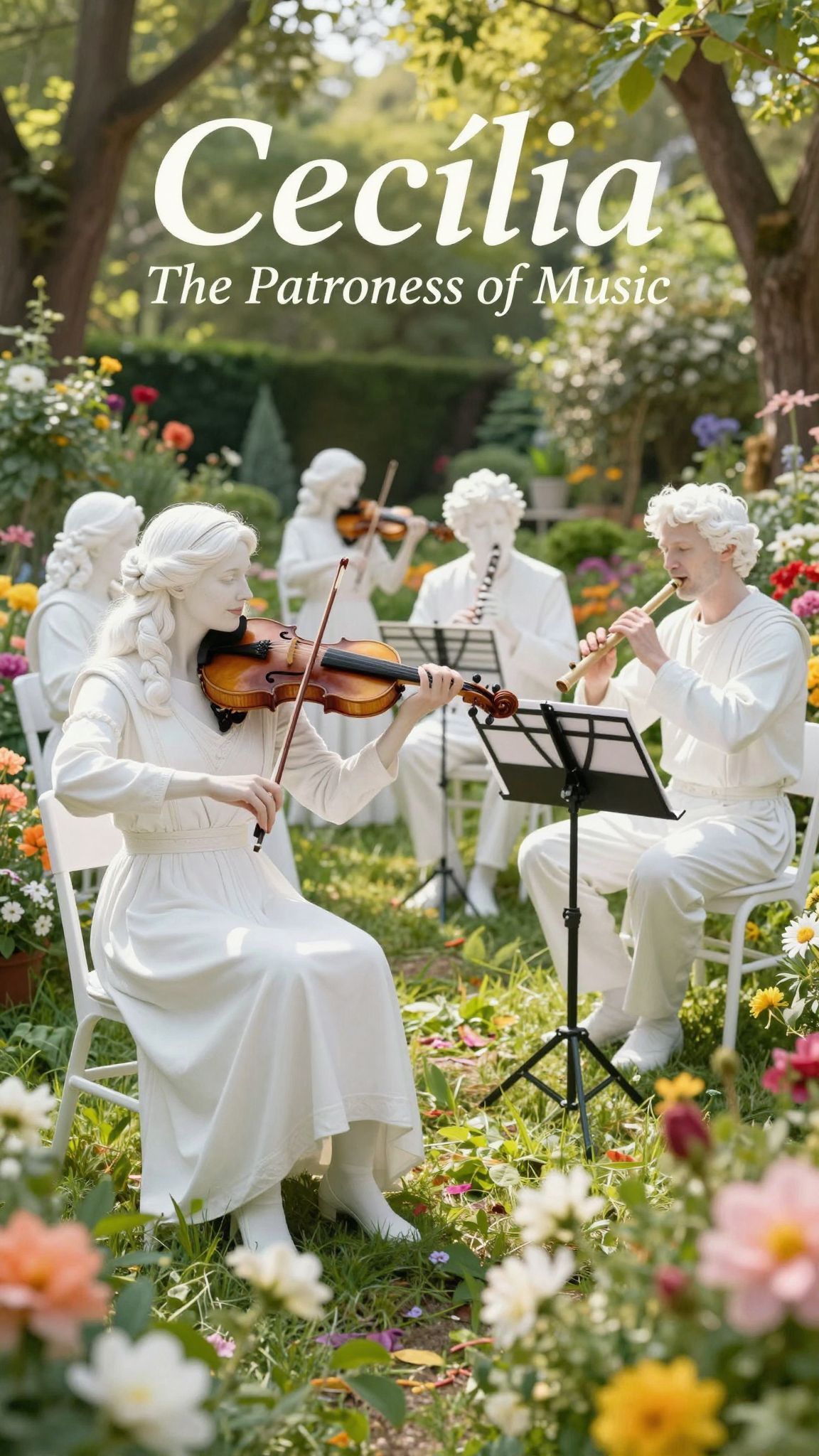 Cecília alakja inspirálta a zeneszerzők és költők műveit.
