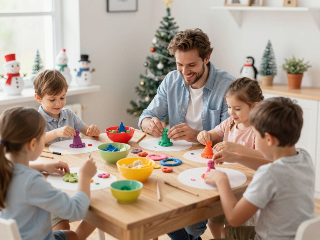 DIY só-liszt gyurma recept és aranyos téli figurák lépésről lépésre