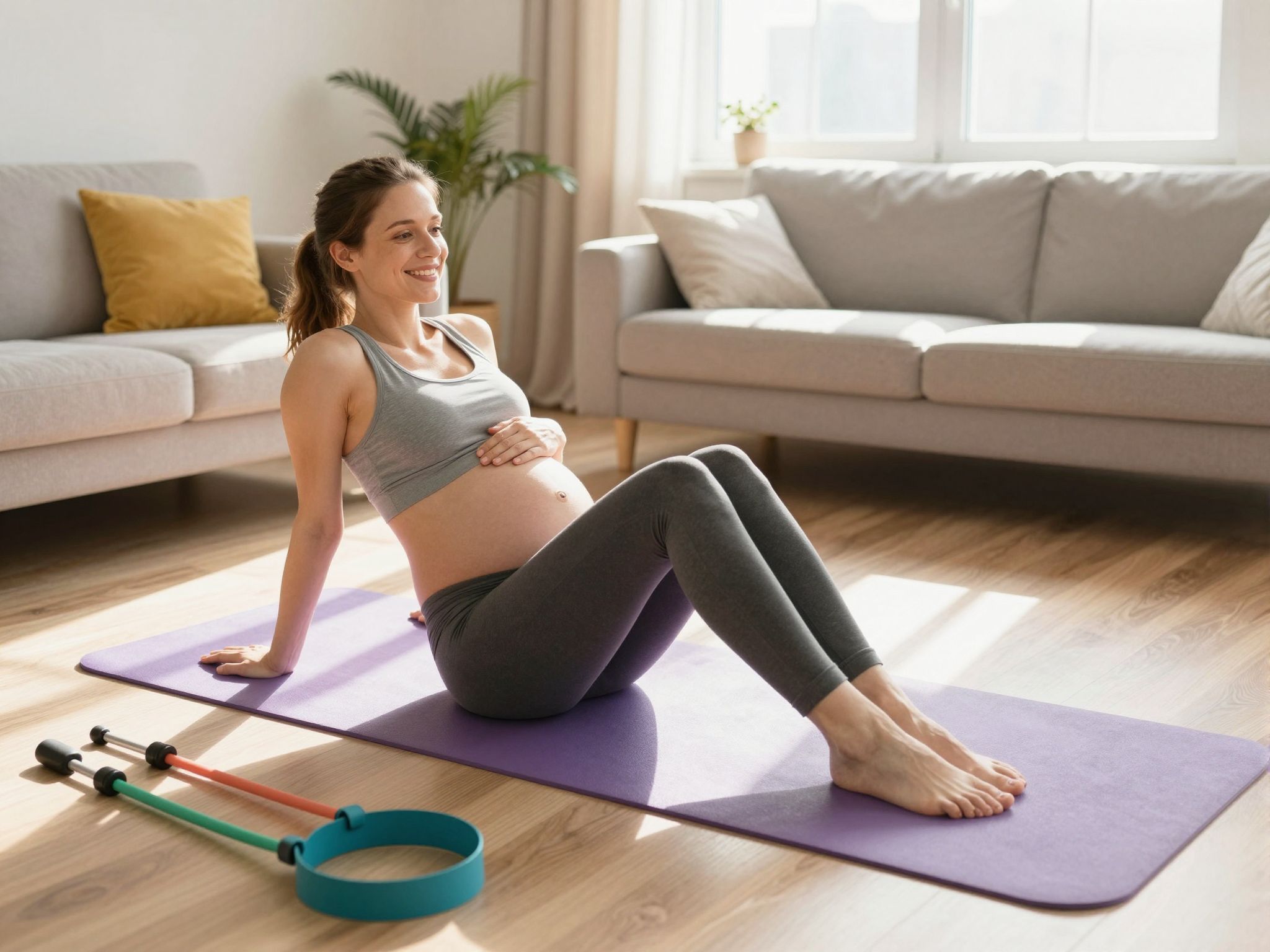 Erős lábak és fenék segítik a szülés utáni regenerálódást.