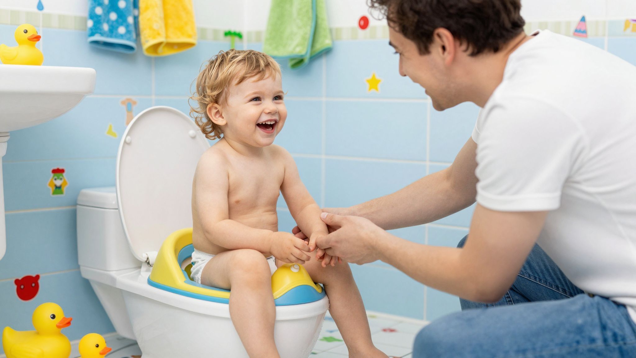 A türelem kulcsfontosságú a bilire szoktatás során.