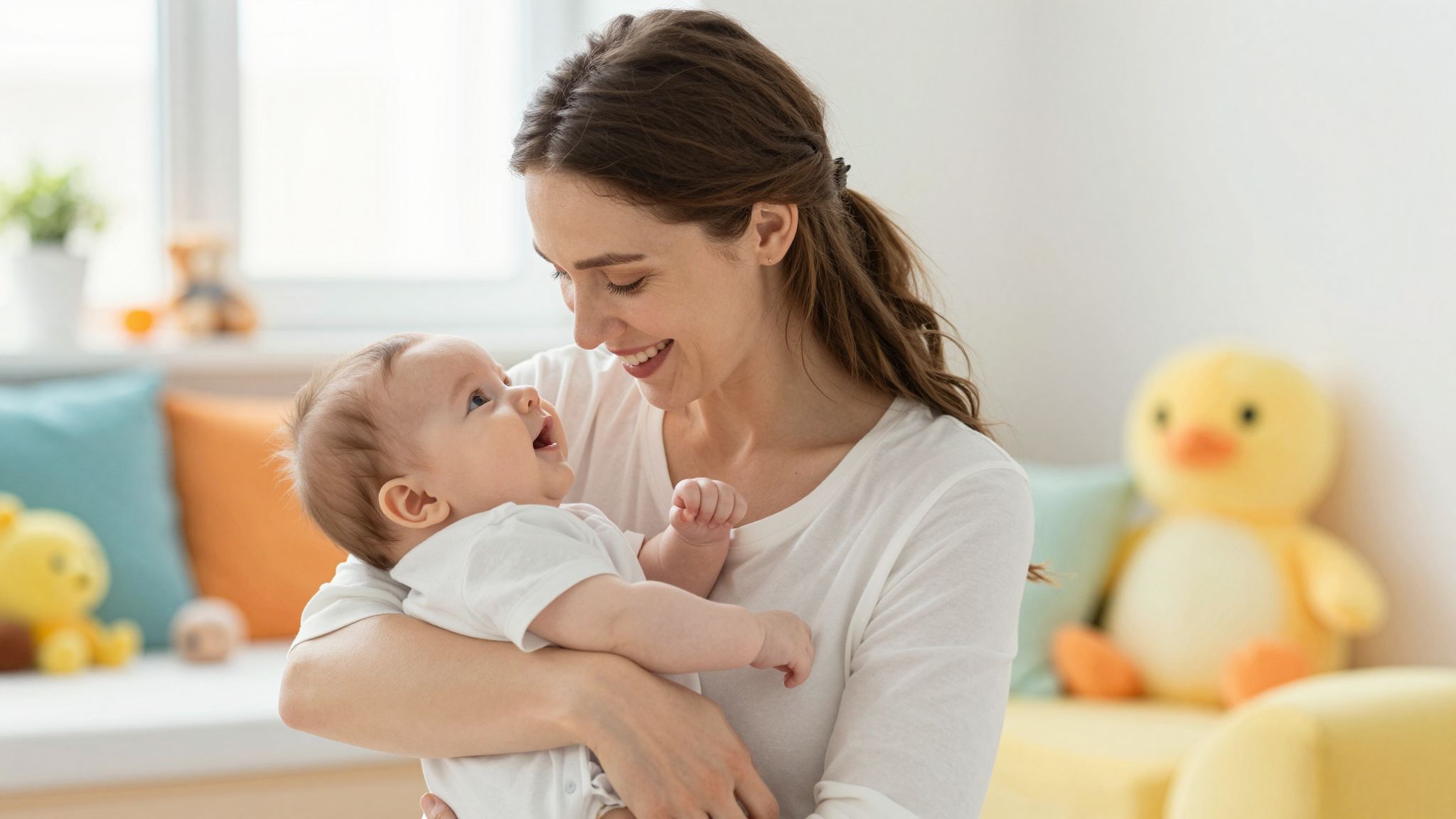 Az anyai érintés csökkenti a baba stresszszintjét.