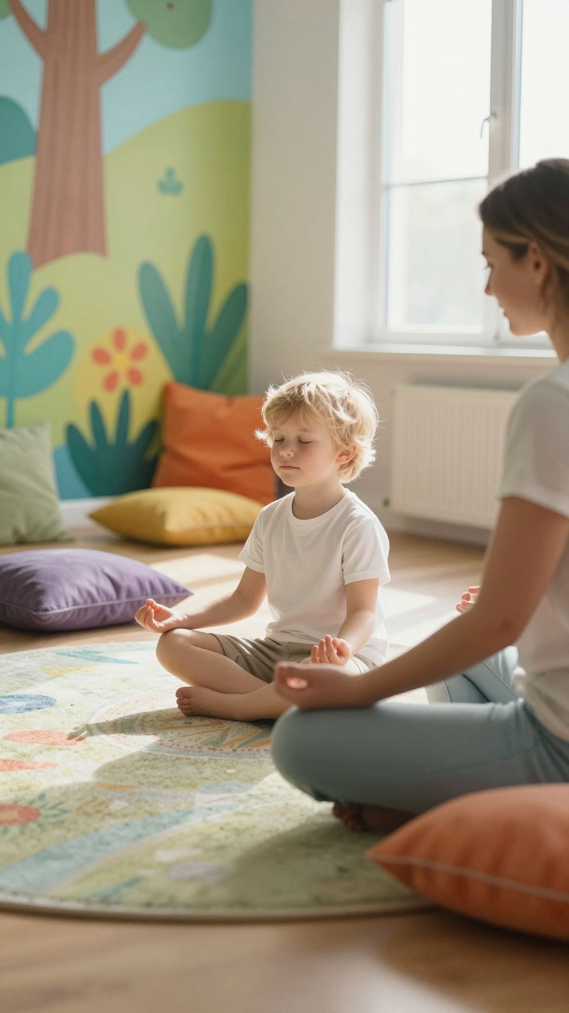 A mindfulness segít a gyerekeknek a belső nyugalom elérésében.