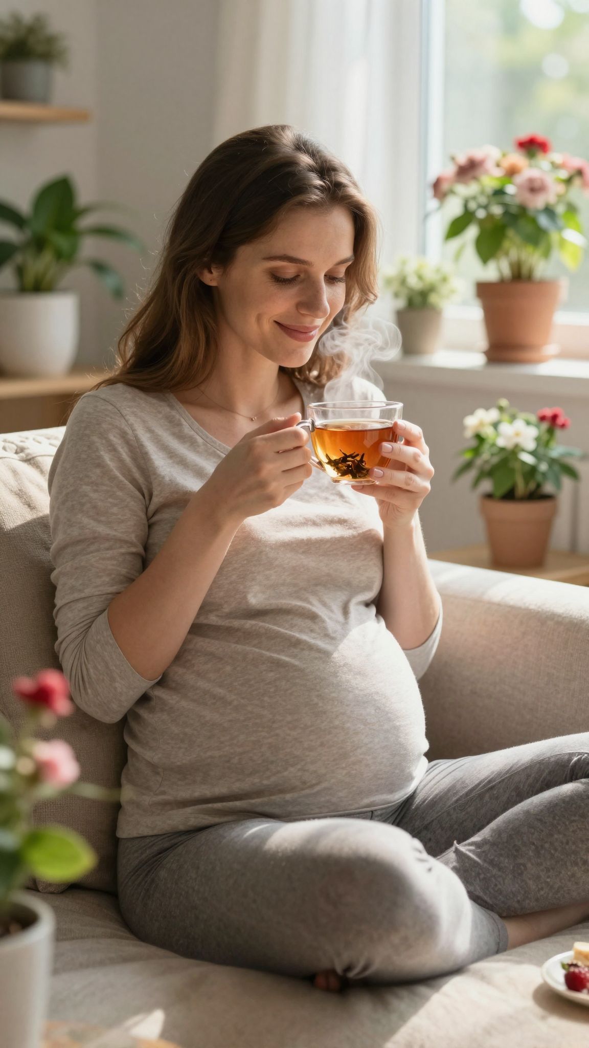 A málnalevél tea segíthet a szülés felkészülésében.