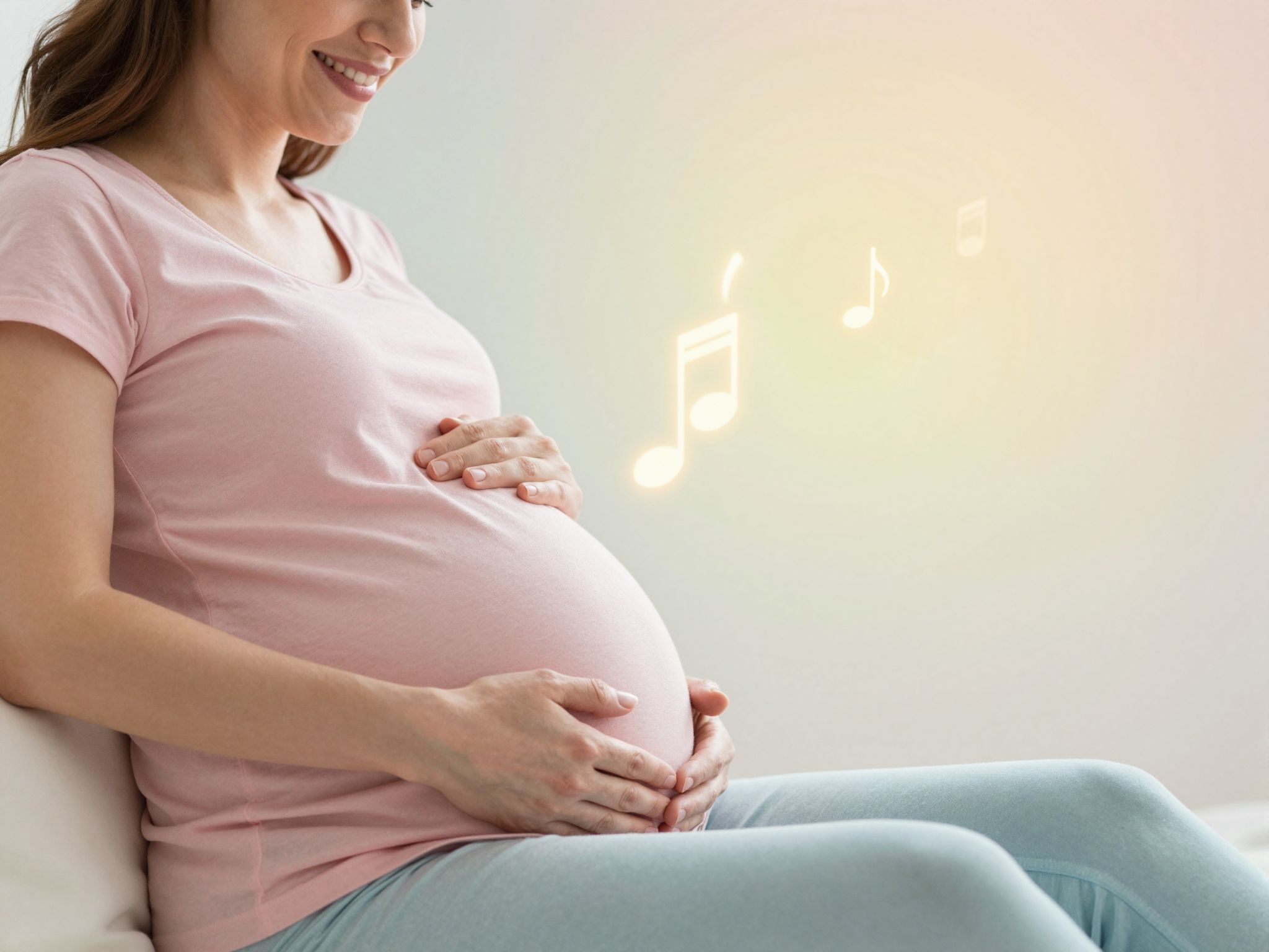 A magzatok már a terhesség alatt is észlelik a hangokat.