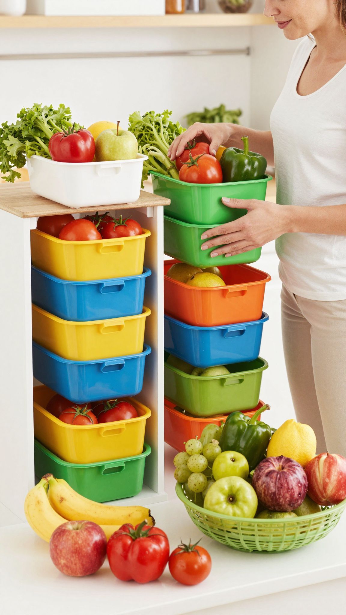 A zöldségeket hűtőben, gyümölcsöket szobahőmérsékleten tárold!