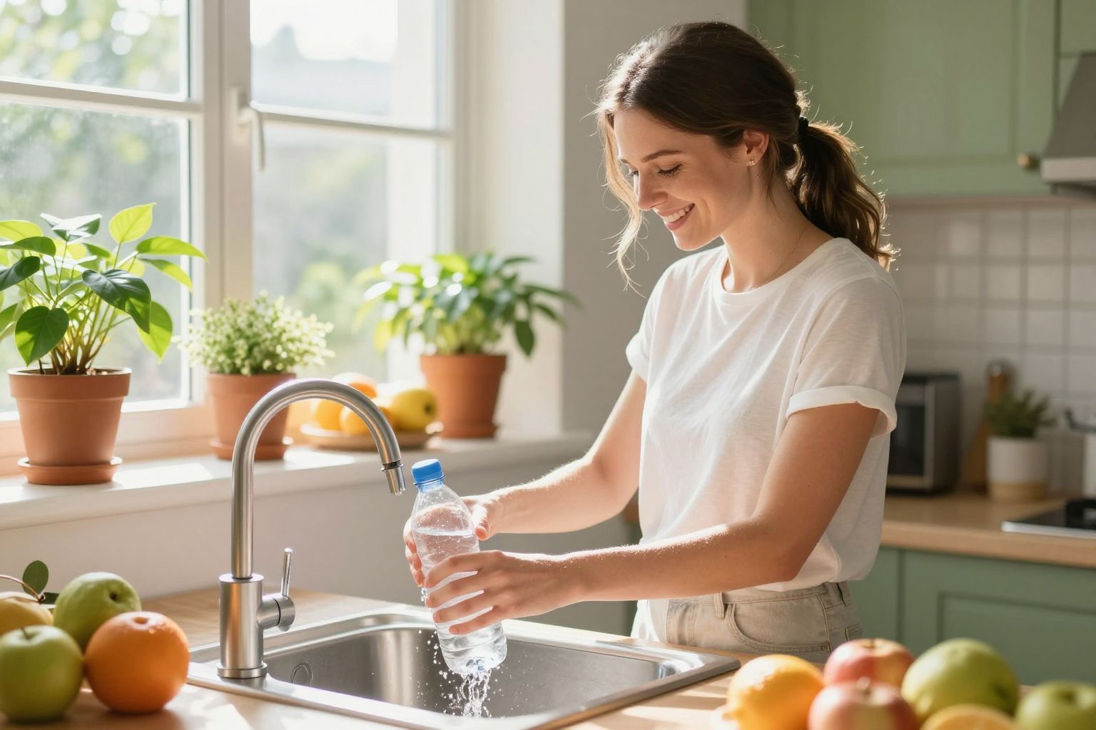 A csapvíz fogyasztása csökkenti a műanyag hulladékot.