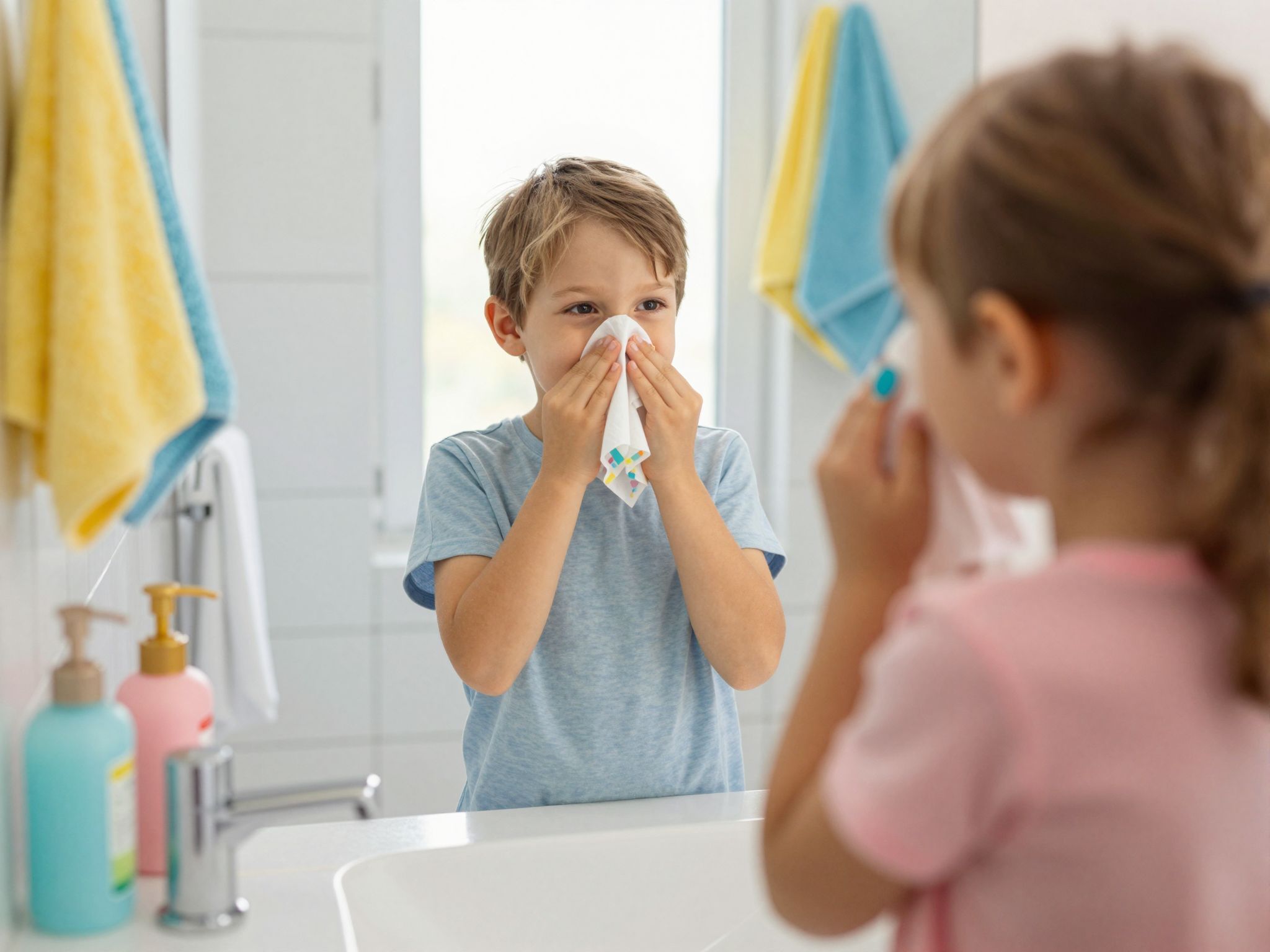 A helyes orrfújás csökkenti a fertőzések terjedését.