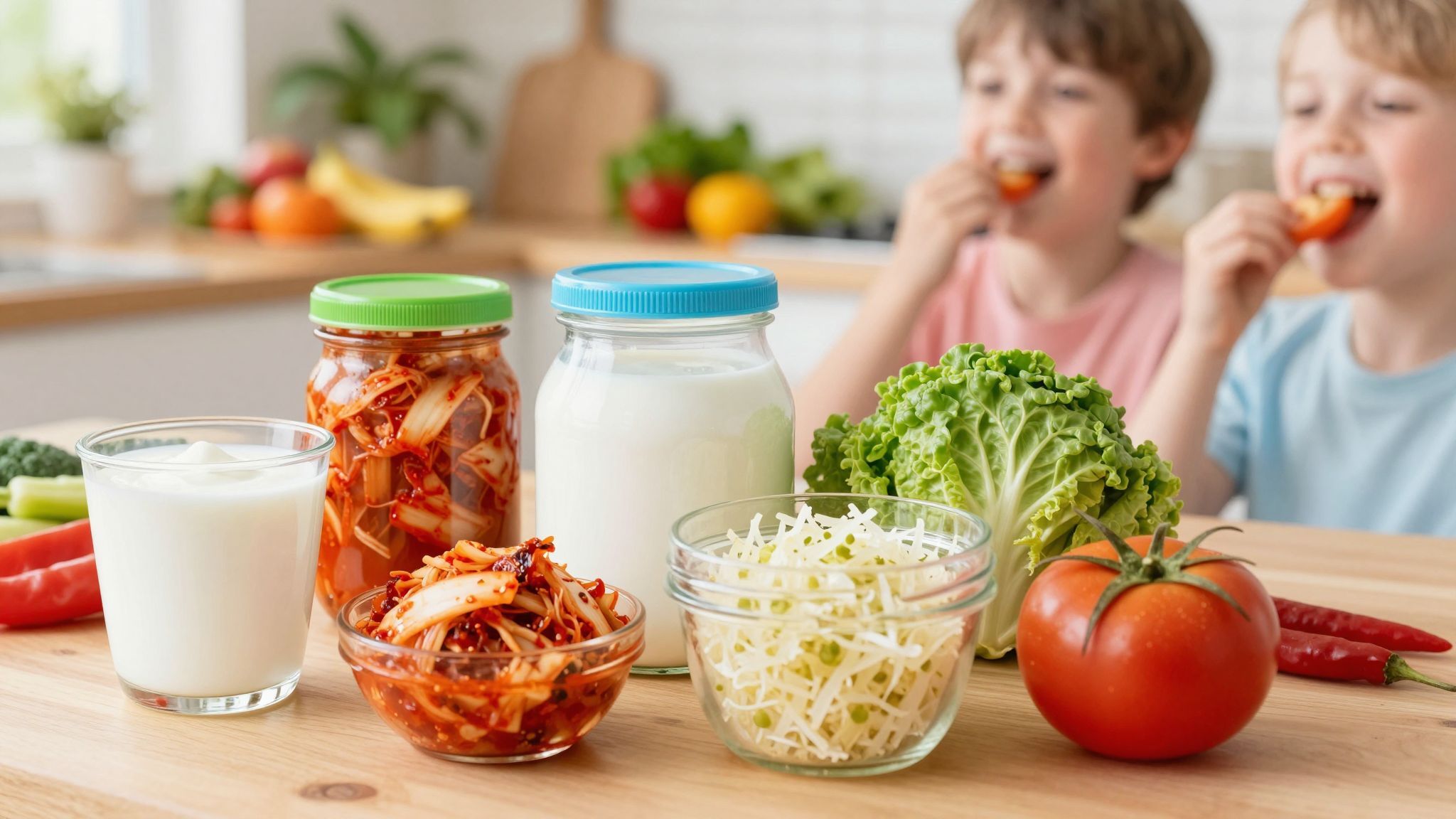 A probiotikumok javítják a bélflórát és az immunitást.