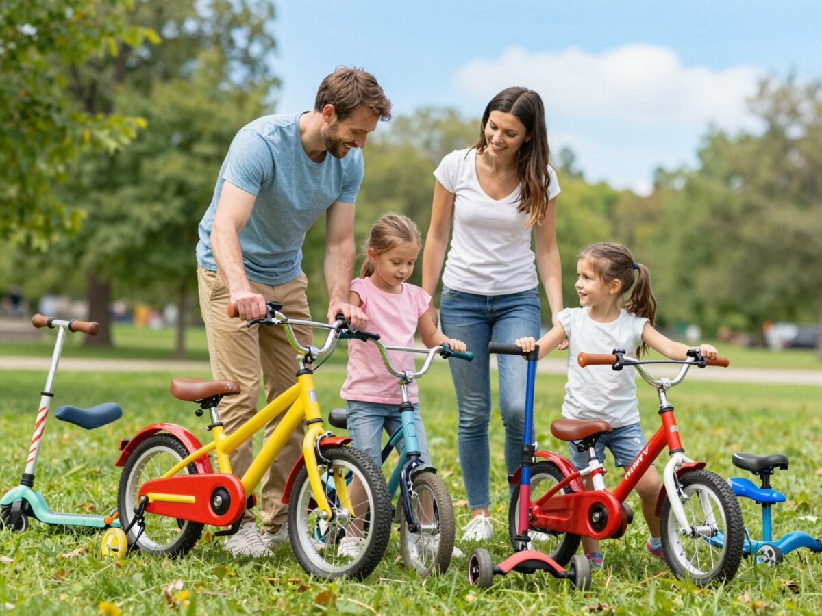 Kerekezzünk! Útmutató a megfelelő gyerekbicikli és egyéb járgányok kiválasztásához