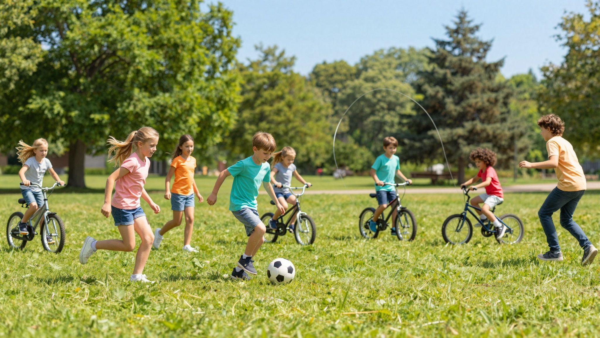 A mozgás serkenti a gyerekek kognitív fejlődését.