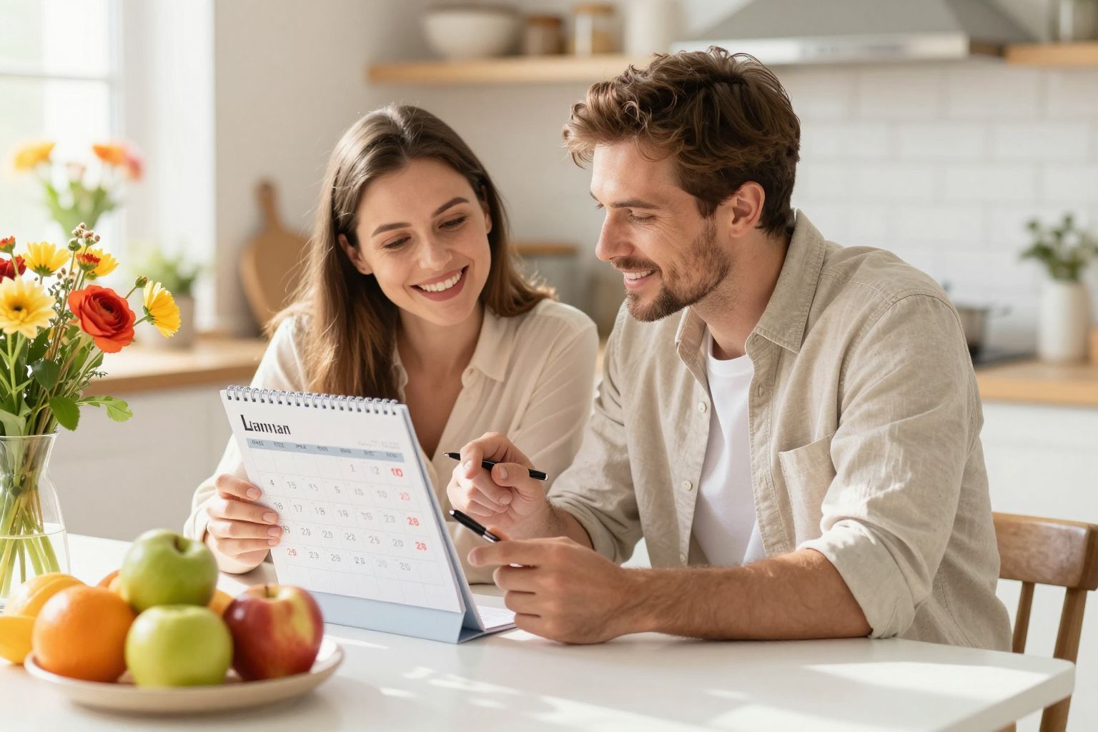 A naptármódszer segít a termékenység nyomon követésében.