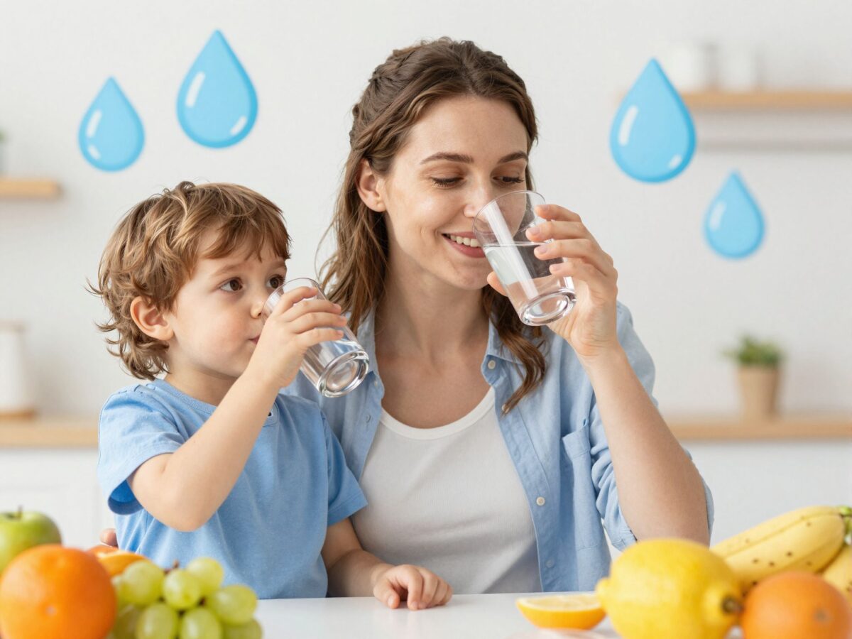 Mennyi vizet igyon a gyerek? Útmutató a csecsemőkortól a kamaszkorig