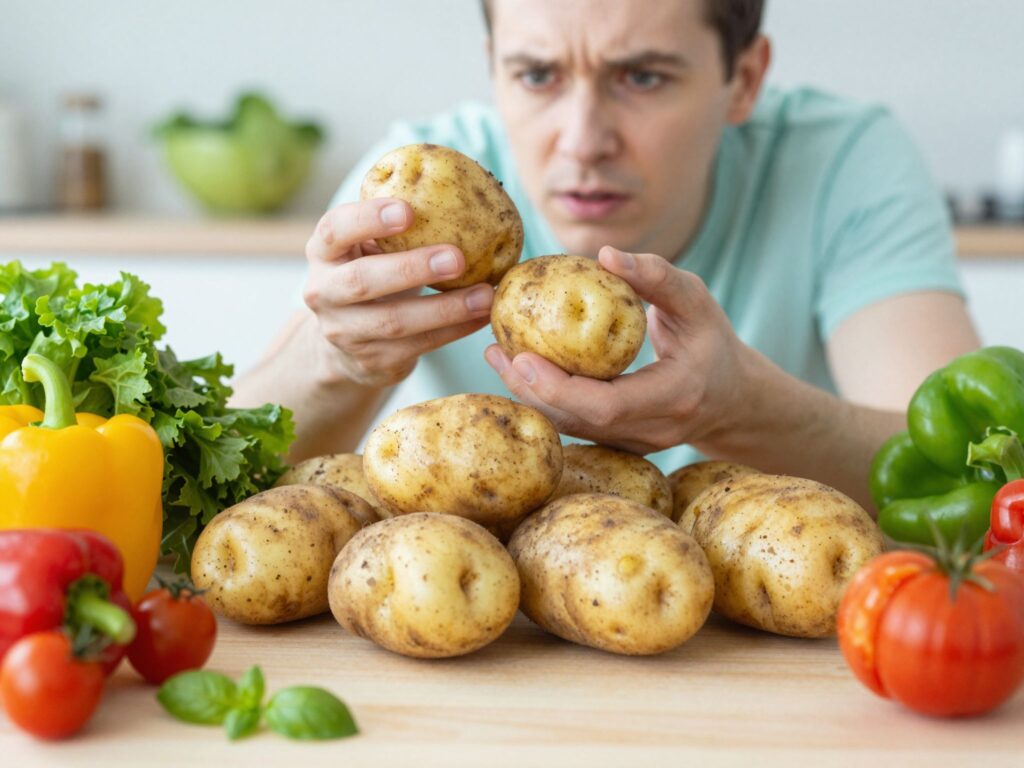 Mi okozza a burgonya elszíneződését, és veszélyes-e az egészségre?