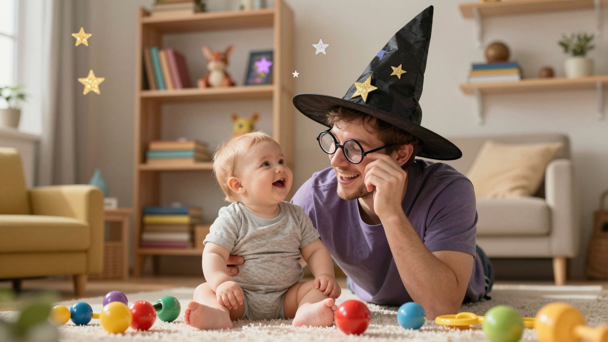 A szülők varázslatos pillanatokban formálják gyermekeik világát.