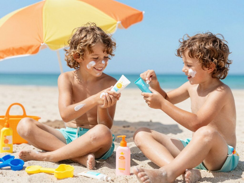 Naptej gyerekeknek: Hogyan válassz biztonságos és hatékony fényvédőt?