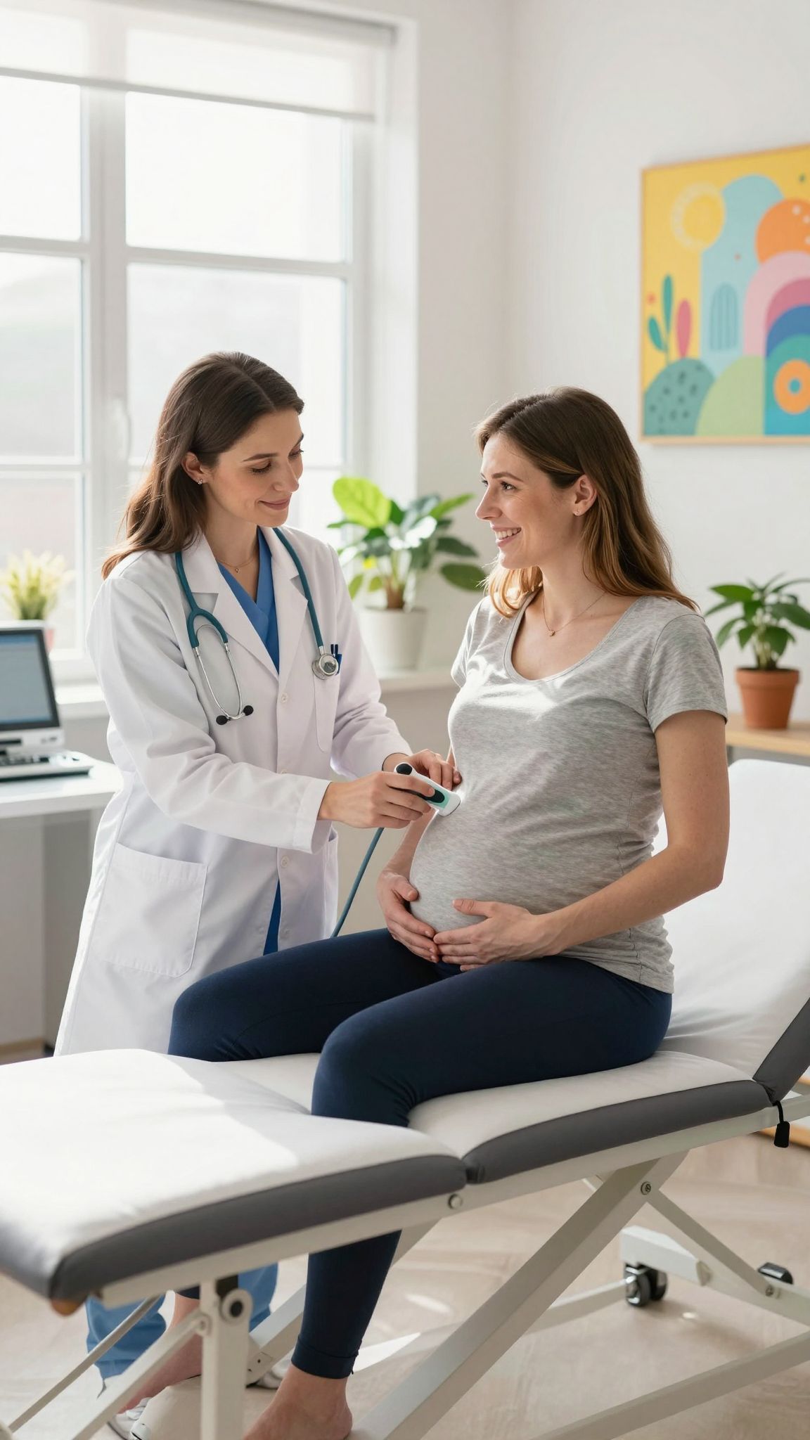 Fontos a rendszeres orvosi ellenőrzés a terhesség alatt.