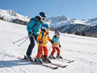 Síelés kisgyerekkel: a megfelelő sípálya, felszerelés és oktató kiválasztása
