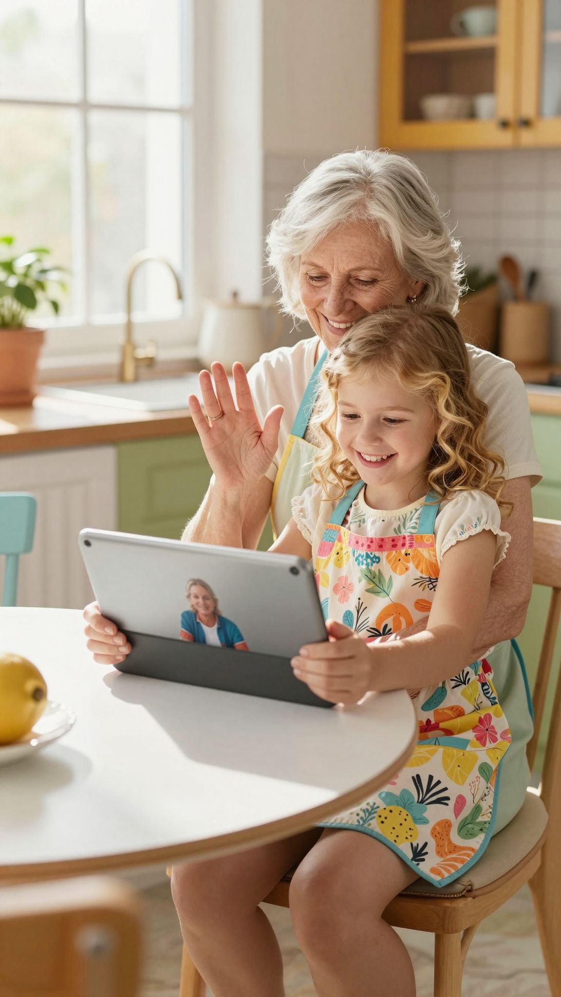 A videóhívások erősítik a nagyszülők és unokák kötelékét.