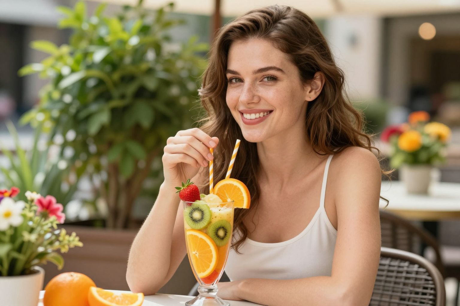 A C-vitamin antioxidáns hatása segíti a bőr megújulását.