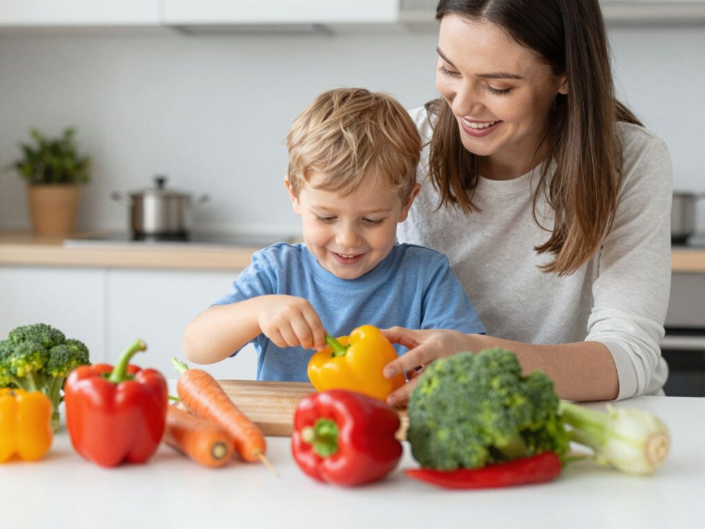 Válogatós gyerekek: hogyan vedd rá a gyereket a zöldségevése, ha te magad is eszed?