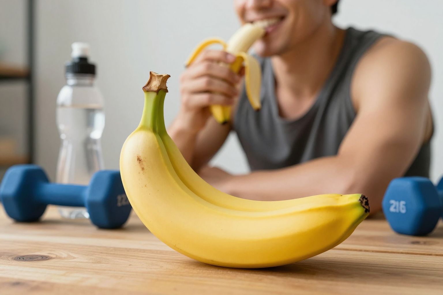A banán gyors energialöketet biztosít edzés előtt.