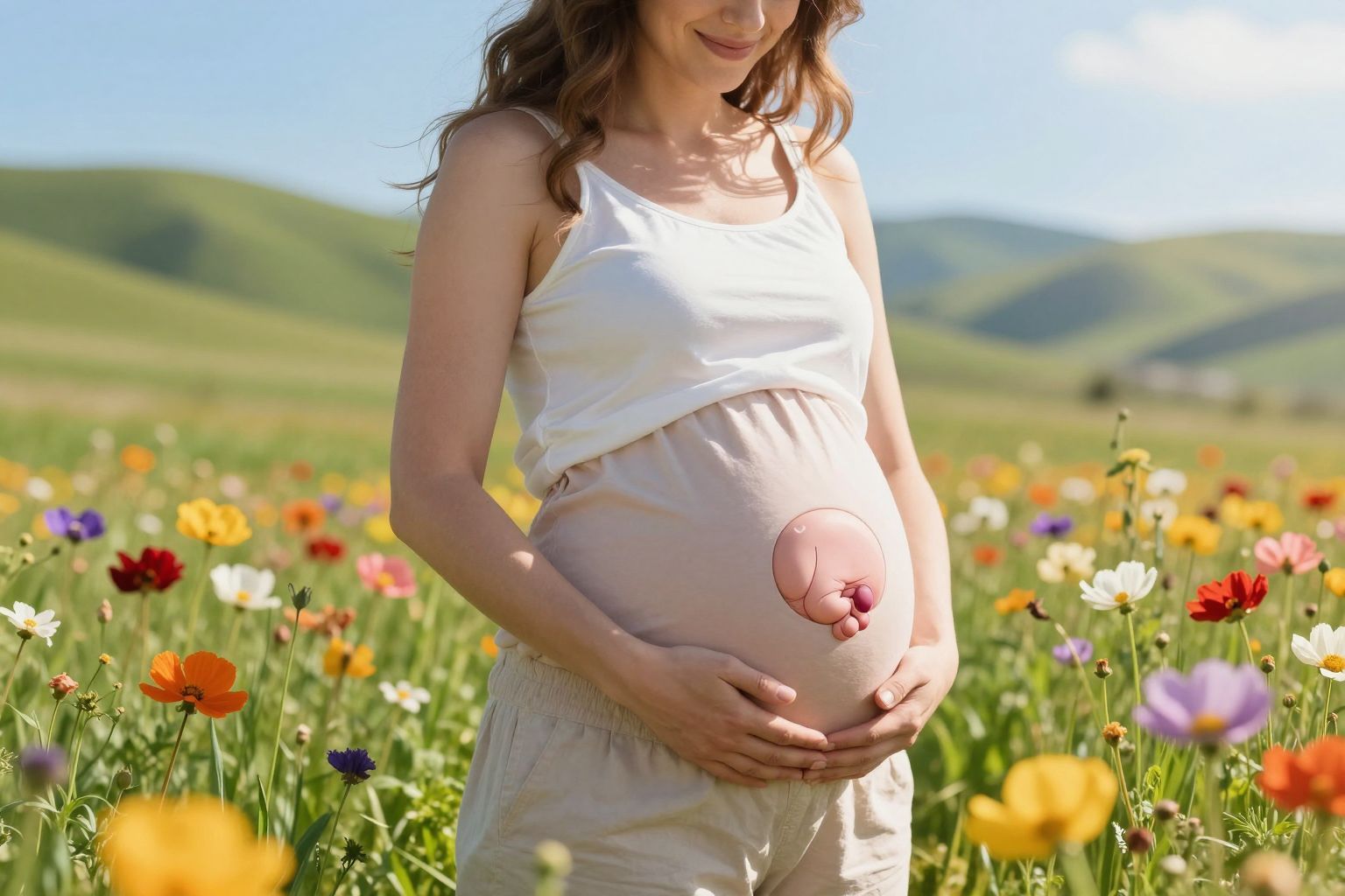 A méhlepény a magzat táplálását és védelmét biztosítja.