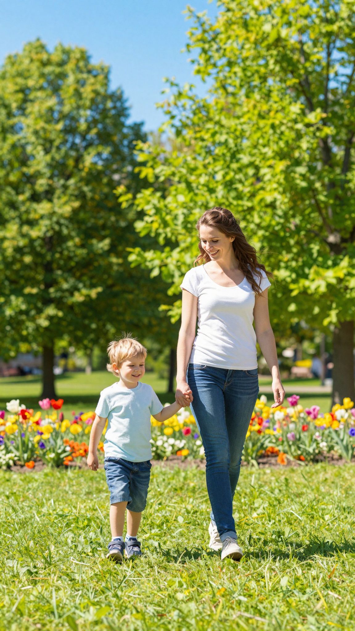 A szabadban tett séta javítja a hangulatot és az egészséget.