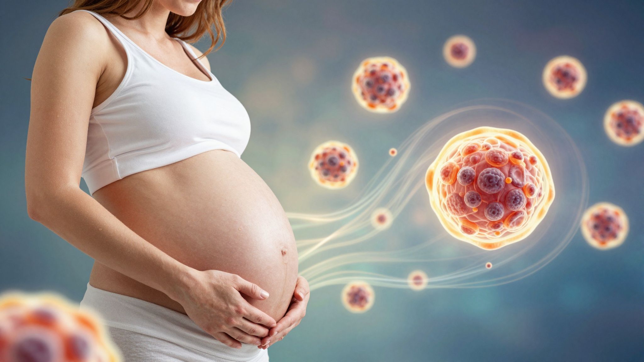 A magzat immunrendszerének fejlődése a méhlepényen keresztül zajlik.