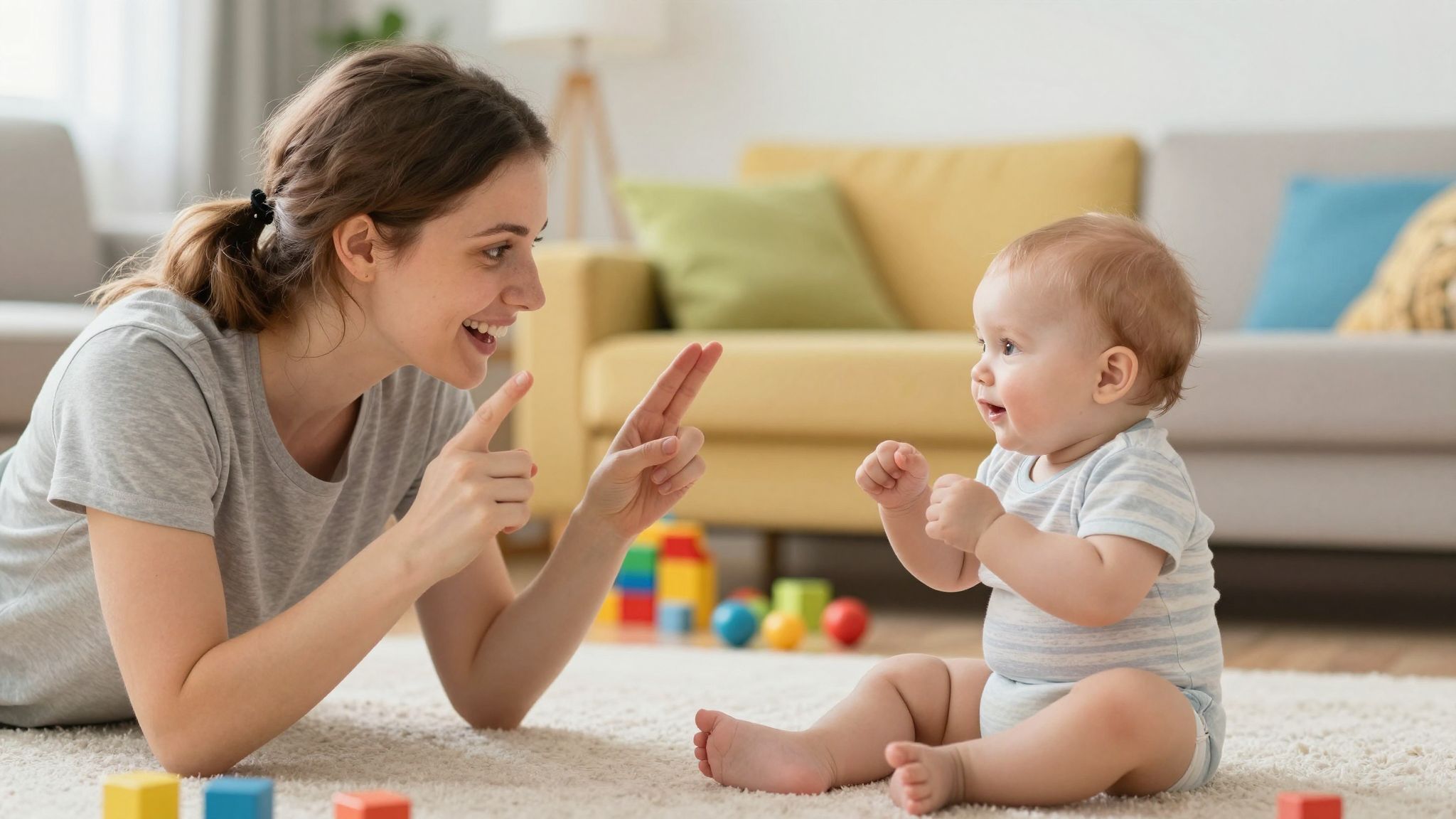 A babajelnyelv elősegíti a verbális beszéd fejlődését.